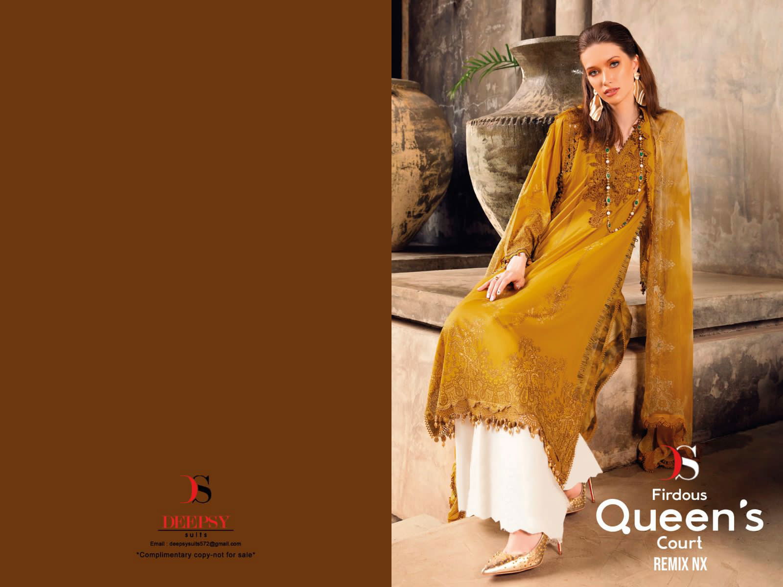 Firouds Queens Court Remix Nx by Deepsy Suits Pakistani Salwar Suits